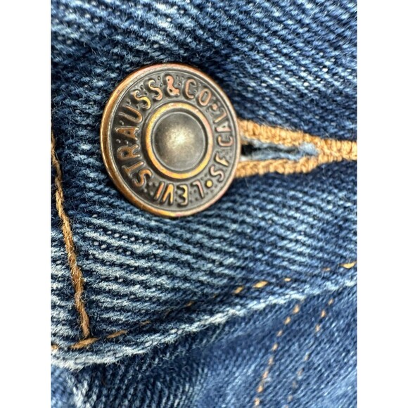 Vintage Levi's Saddleman Boot Cut Jeans Men's 20517 0217 36x27 Orange Tab 517 - Picture 8 of 16